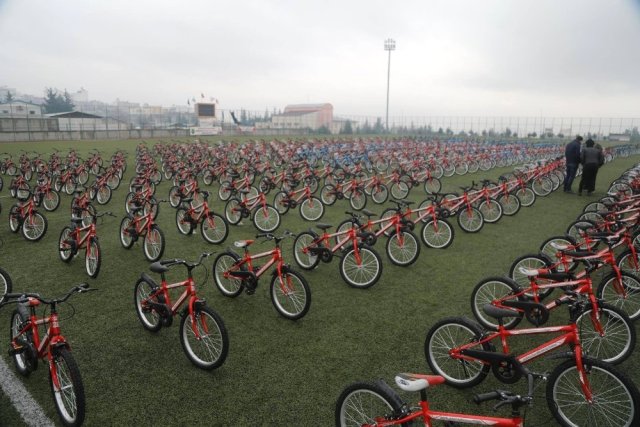 Kilis’te ’15 Bin Eve 15 Bin Bisiklet’ Kampanyası Sürüyor