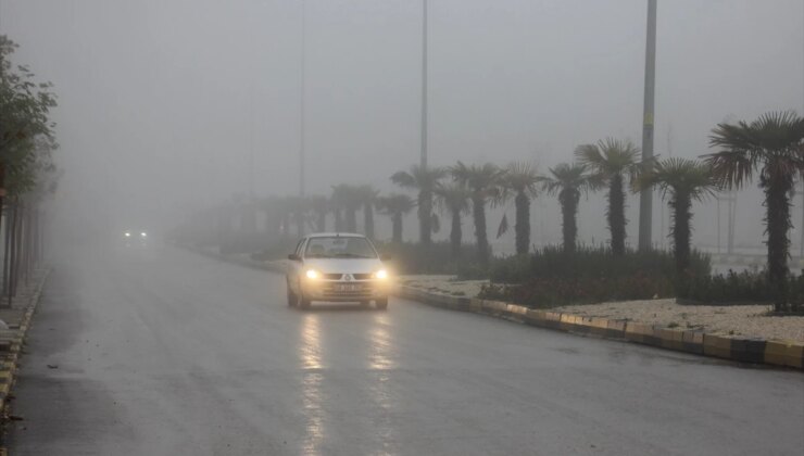 Kilis’te Ağır Sis Trafiği Olumsuz Etkiledi