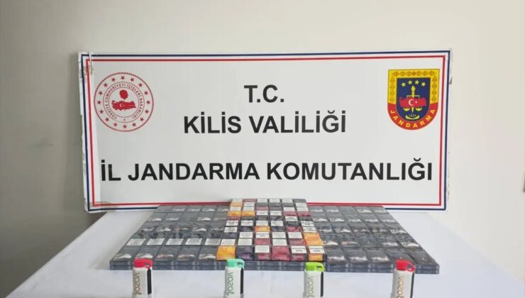 Kilis’te Gümrük Kaçağı Sigara Operasyonu