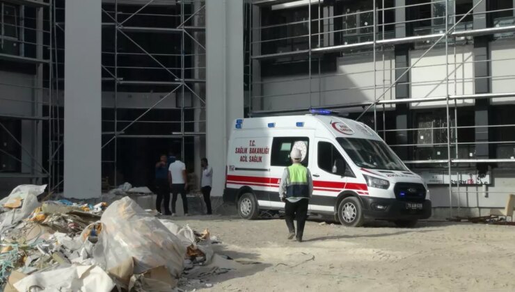 Kilis’te Okul İnşaatında Personel Vefatı
