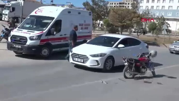 Kilis’te Araba ve Motosiklet Çarpıştı: 2 Yaralı
