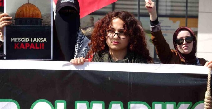 Kilis’te Filistinli esirler için yaptırım daveti