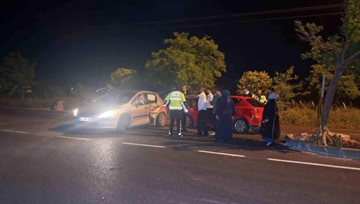Kilis’te iki araba çarpıştı: 4 yaralı