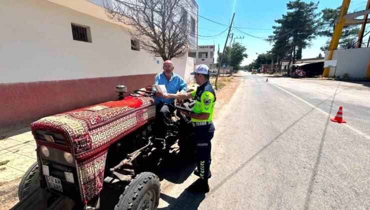 Tarım döneminin başlamasıyla traktörler denetlendi